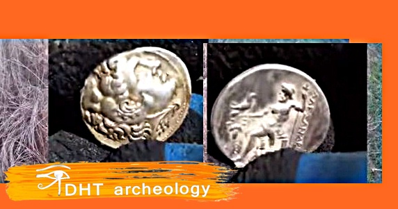 Not standard archeology! Alexander's silver coin